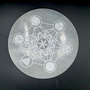 Δίσκος Σεληνίτη Sacred Geometry 18cm